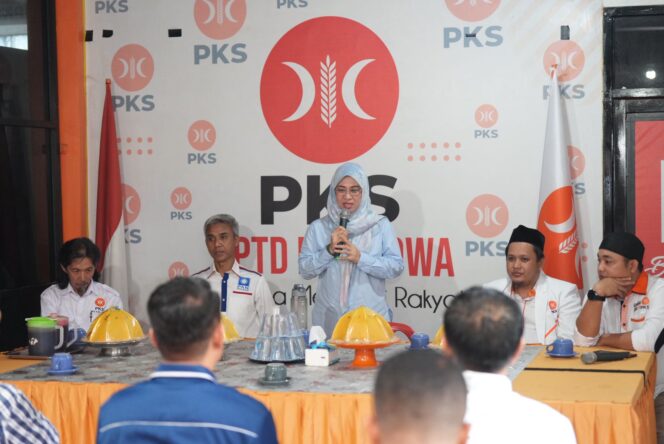 
 Jajaki Koalisi,Husniah Talenrang dan Tim Pemenangan Berkunjung ke PKS Gowa