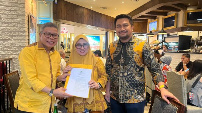 
 Hati Damai Terima B1-KWK Partai Golkar, Diserahkan Taufan Pawe