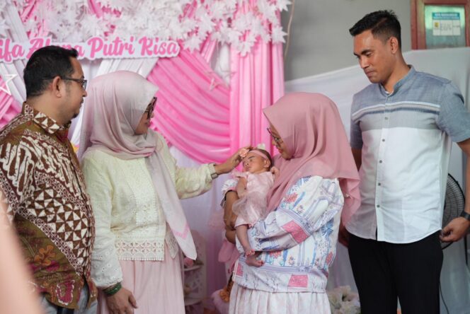 
 Hadir di Acara Aqiqah, Husniah Talenrang: Semoga Sang Anak Tumbuh Sehat, Cerdas, dan Membawa Berkah