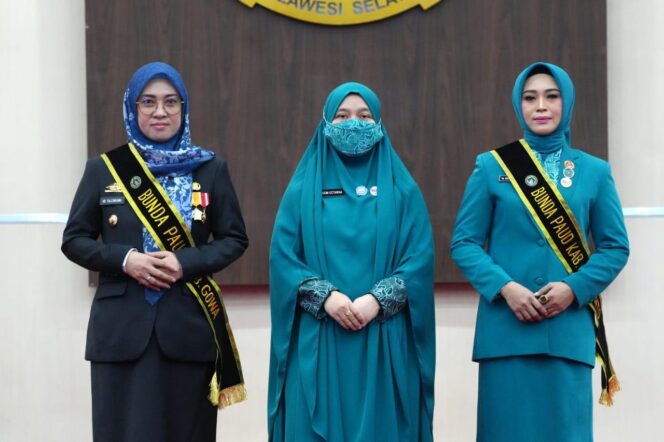 
					Bupati Gowa Resmi Dikukuhkan Jadi Bunda PAUD, Bunda Literasi dan Bunda Forum Anak