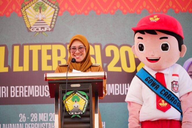 
					Bupati Gowa Nilai Festival Literasi Upaya Tumbuhkan Budaya Membaca dan Berpikir Kritis di Masyarakat