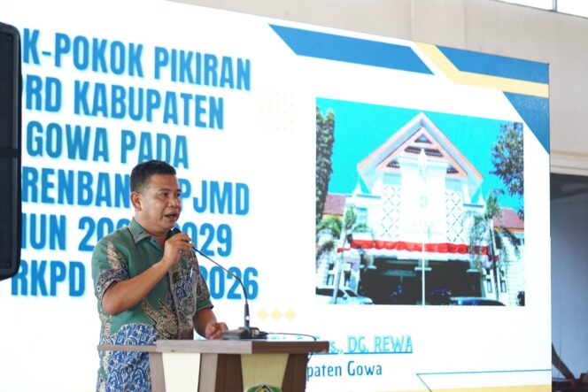 
					Ketua DPRD Gowa Sampaikan Pokok Pikiran Pada Musrenbang RPJMD dan RKPD Gowa.
