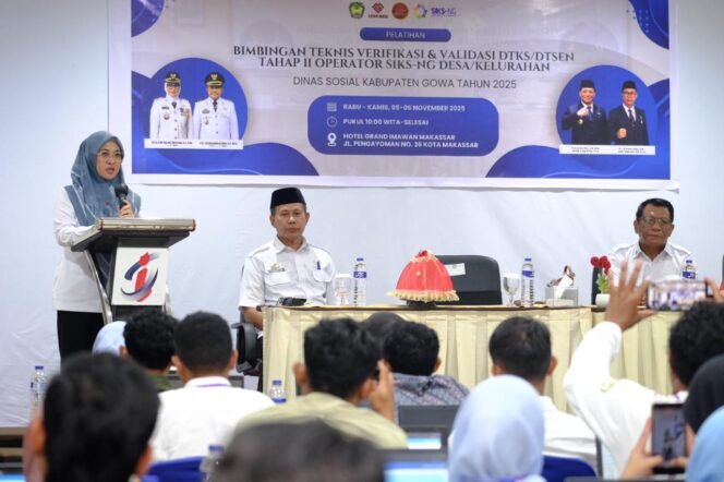 
					Melalui Bimtek DTSEN, Operator Desa/Kelurahan Didorong Perkuat Validasi Data Sosial