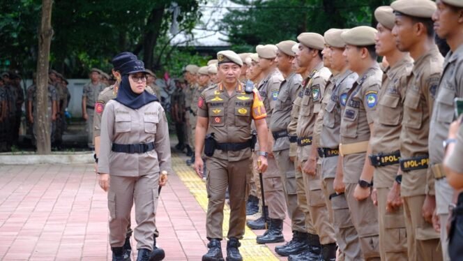 
					Bupati Gowa Pimpin Apel Besar serta Gelar Pasukan Satpol PP dan Sat Linmas