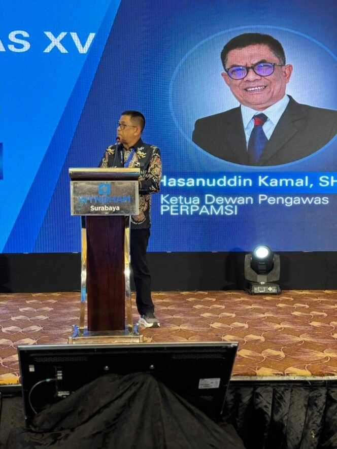 
					Direksi PDAM Gowa Hadiri Mapammas XV Perpamsi, Hasanuddin Kamal Paparkan Penguatan Transformasi Air Minum.