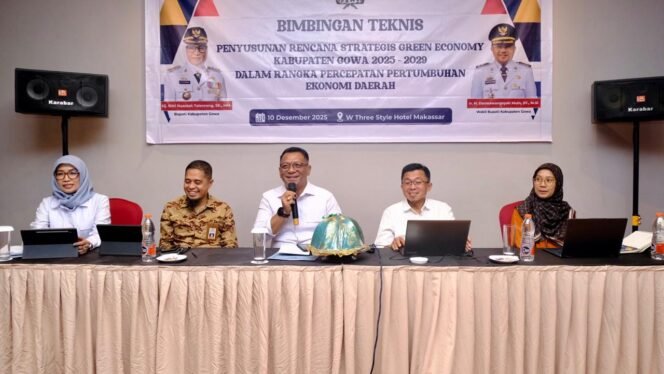 
					Dorong Pertumbuhan Ekonomi Ramah Lingkungan, Pemkab Gowa Susun Renstra Green Economy 2025-2029