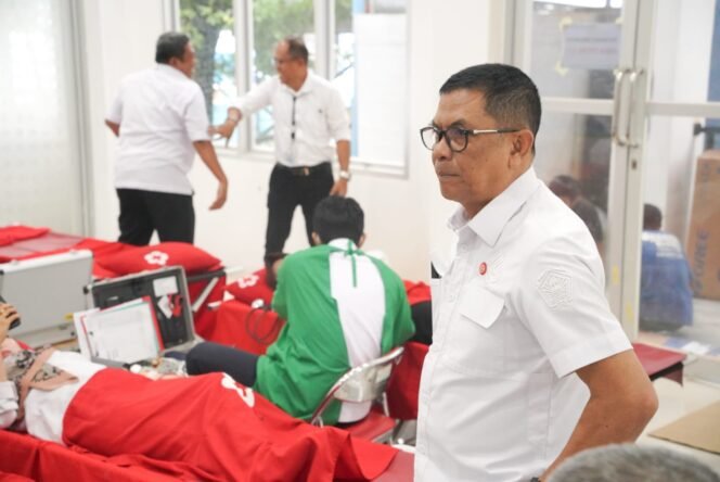 
					Donor Darah, Aksi Peduli Kemanusiaan Karyawan (i) PDAM Gowa