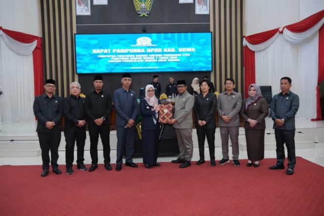 
					DPRD Gowa Tetapkan Ranperda Perubahan Pengelolaan Barang Milik Daerah