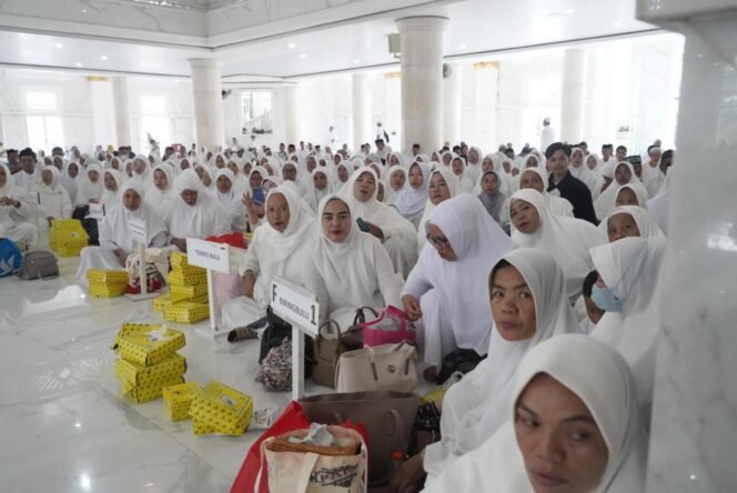 
					Meningkat Signifikan Menjadi 1.419, JCH Gowa Mulai Mengikuti Manasik Haji