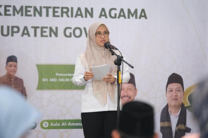 
					Hadiri Halal Bihalal Kemenag Gowa, Bupati Husniah Talenrang Harap Jadi Penyejuk Ditengah Masyarakat