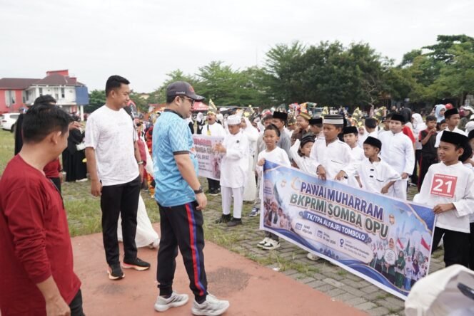 
					Semarakkan Tahun Baru Islam, Wakil Bupati Gowa Apresiasi Jalan Sehat Pawai Muharram