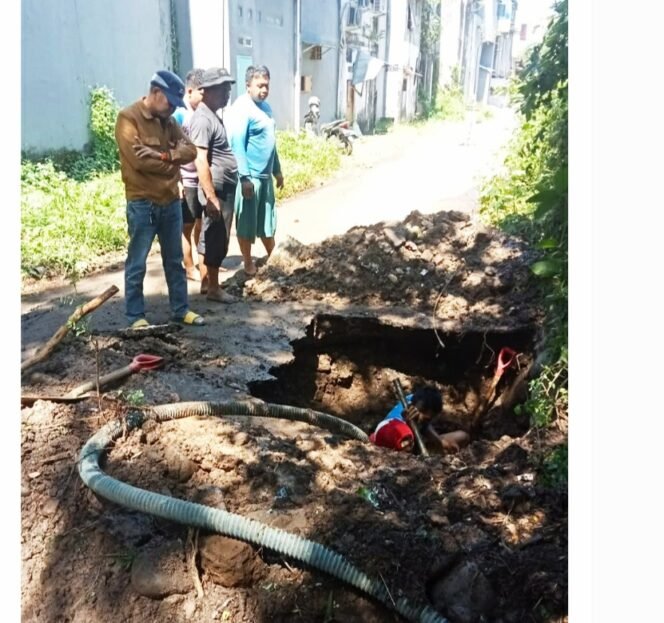 
					Pipa Perumda Air Minum Gowa Retak, Estimasi Perbaikan 5 Jam, Normalisasi 3 Hari