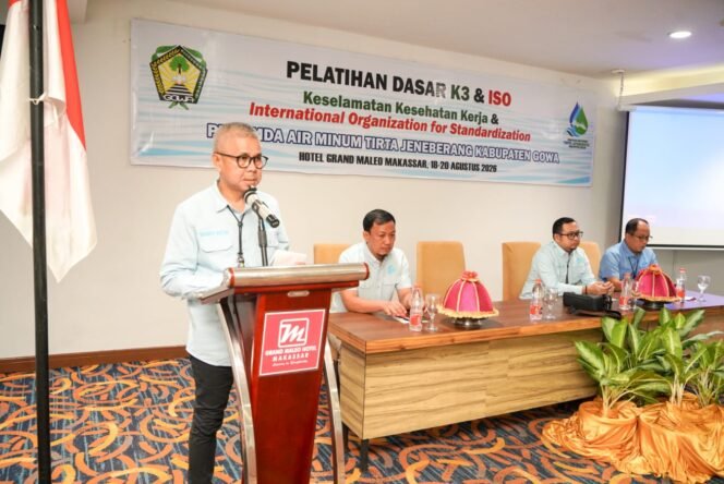 
					Perumda Tirta Jeneberang Gowa Tingkatkan Kompetensi Pegawai melalui Pelatihan K3 dan ISO